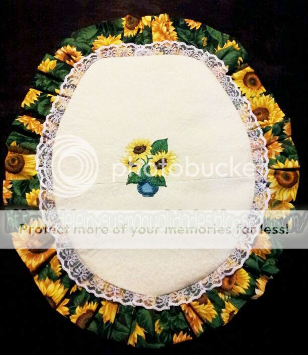 Juego de baño de girasoles | Manualidades